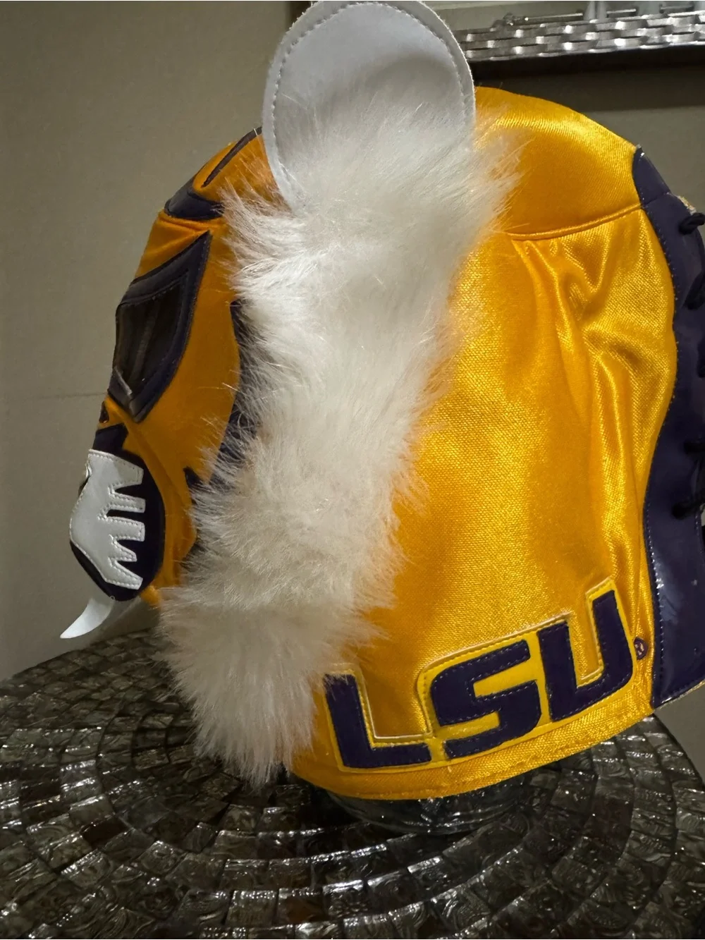 Gold and Purple Lucha Libre Tiger Mask